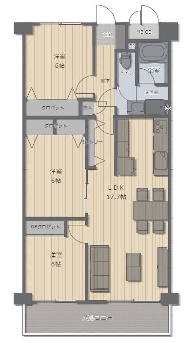 福岡県北九州市小倉北区大手町 【中古マンション】